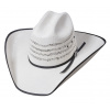Stars and Stripes Westernový letný biely klobúk - Ashton 2 Veľkosť: 59 cm (L)