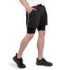 Insportline Pánske kraťasy 2v1 Closefit Short (Velikost: M, Barva: černá)