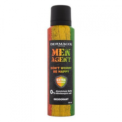 Dermacol Men Agent Don´t Worry Be Happy osvěžující deodorant s citrusovou vůní 150 ml pro muže