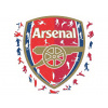 Arsenal FC Drevené puzzle Arsenal FC, znak klubu, 150 ks