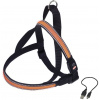 Nobby Flash Mesh svietiace oranžový postroj veľ. S (50-65cm)