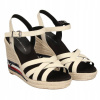 Tommy Hilfiger W High Wedge sandals FW0FW04843 (179776) Black/Green 39