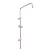 Slezák rav Sprchová tyč k baterii s hlavovou a ruční sprchou, Chrom MD0763, RAV Slezák