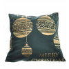 Obliečka na vankúš - Pantopelek Dekoratívny vankúš24 40 x 40 cm (Dekoratívne vianočné vankúšové vankúš s Baubles 12864)