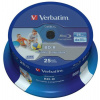 VERBATIM BD-R SL DataLife 25GB, 6x, printable, spindle 25 ks (43811)