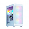 ZALMAN case I4 TG, Mid Tower, ATX, 2xUSB 3.0, 1xUSB 2.0, 4x 120mm RGB Fan, bílá i4 TG White