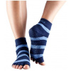 ANKLE nízké ABS bezprstové ponožky ToeSox modrá / tm. modrá M