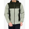 Softshellová bunda Columbia Heather Canyon II Hooded Jacket - safari/greenscape