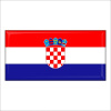 Magnetka vlajka Chorvátsko