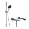 kielle Harmonia Sprchový set s batériou, tyčou, hadicou a sprchovou hlavicou, chróm 20623SN10