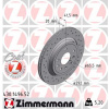 ZIMMERMANN Brzdový kotúč 430.1496.52