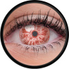 Maxvue Vision ColorVue Crazy šošovky UV svietiace - Glow Ice Red (2 ks ročné) - nedioptrické