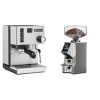 Rancilio Silvia E + Eureka Mignon Specialita Smart, CR chrome