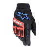 rukavice FULL BORE XT, ALPINESTARS (černá/červená/modrá/bílá, vel. L) M172-0188-L