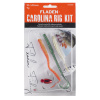 Fladen Gumená nástraha Dropshot Carolina červená 95-140mm 3ks 9g