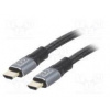Cable HDMI 2.0 HDMI plug,both sides polyamide 10m black