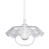 PREZENT 74197 B04 LYRA ACRYL 1xE27/60W,WHITE/DECOR,PENDANT