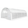 Záhradný fóliovník PREMIUM 3x6m s moskytierou-BIELY (záhradný skleník so sieťkou MOSKYTIEROU 3x6 m)
