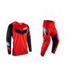 Motocyklový oblek Leatt 3.5 Ride Kit veľ. S červeno-čierny
