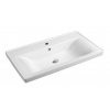 AQUALINE - SAVA 80 keramické umývadlo nábytkové 80x46cm, biela 2080
