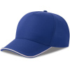 Atlantis Headwear Kšiltovka Recy Five Piping, 5 panelová, sandwich COT33028288899-royal/white Modrá/bílá UNI