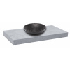 Naturel Deska pod umyvadlo bez umyvadla Dolce 100x8x50 cm beton mat DO10050BE