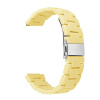 Lige Remienok k hodinkám / Eco plast / šírka 22mm / pastelovo žltá 660531