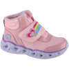 Skechers Polokozačky Heart Lights - Brilliant Rainbow Ružová