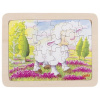 Goki Drevené puzzle Ovečka, 24 dielikov