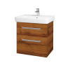 Dreja Umývadlová skrinka Q MAX SZZ2 60 - D27 Cognac / Úchytka T01 / D27 Cognac