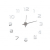 3D Nalepovacie hodiny DIY Clock Evevo 8233S,XL, Mirror, 90-130cm