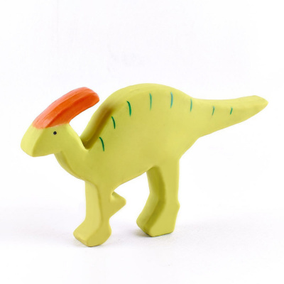Tikiri Baby dinosaurus– hračka a hryzátko z prírodnej gumy- parasaurolophus (Vhodné od 12 mesiacov.)