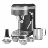 Kávovar KitchenAid 5KES6503 Tingrijs s veľkým vodným rezervoárom a vysokotlakovou čerpadlovou jednotkou