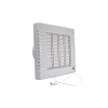Ventilátor do kúpeľne s automatickou žalúziou a ťahovým spínačom O 125 mm