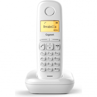 SIEMENS Gigaset A170-WHITE - DECT/GAP bezdrátový telefon, barva bílá 4250366851037