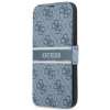 Diárové puzdro Guess na Apple iPhone 13 mini GUBKP13S4GDBL 4G Printed Stripe modré