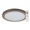 Rabalux Hnedé stropné LED svietidlo Matea 500mm 40W CCT s DO 3000