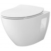 Cersanit Moduo Set B904 WC závesné 35,5x53 cm+sedátko Slim,SC,Easy-off,Duroplast Biela S701-724