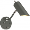Elstead Lighting Quinto nástenná lampa 1x8 W sivá-niklová QUINTO1-GPN