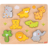 Goki puzzle vkladacie divoké zvieratká