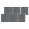 zahrada-XL Záhradný plot, WPC 1045x186 cm, sivý 3053229