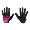 FORCE rukavice MTB ANGLE letné, ružovo-čierne Zvoľte Variant: XXL