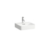 Laufen VAL Umývadlo na dosku 45x42cm, s 1 otvorom pre batériu uprostred, biela LCC H8162804001041