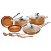 BLAUMANN Sada riadu s nepriľnavým povrchom Le Chef Line Rosegold 11 ks BL-3342
