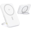 Baseus PicoGo Qi2 s otočným stojanom a bezdrôtovým nabíjaním powerbanka 5000mAh 20W USB-C biela