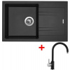 Sinks Drezy LINEA 780 Metalblack + Vitalia GR