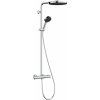 Hansgrohe Pulsify S Puro sprchová súprava nástenná s termostatom s dažďovou sprchou chrómová 24237000