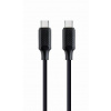 GEMBIRD Kabel USB PD (Power Delivery), 60W, Type-C na Type-C kabel (CM/CM), 1,5m, datový a napájecí, černá