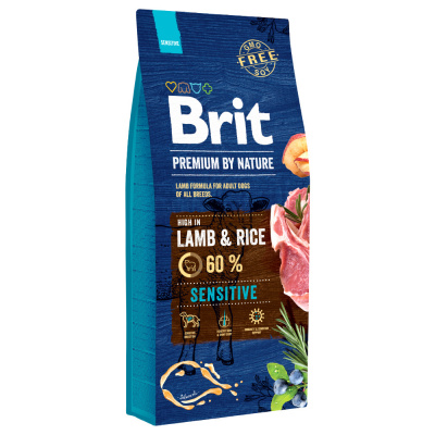 Brit Premium by Nature Sensitive Lamb - výhodné balenie 2 x 15 kg