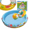 BESTWAY 51124 Nafukovací bazén, brouzdaliště s míčem a kruhem 122 cm